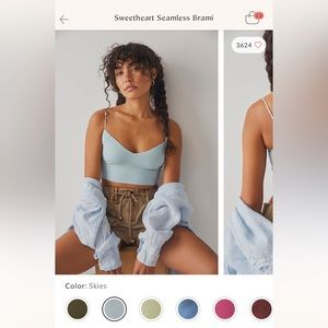 Sweetheart seem less brami. Bought it, too small for me, never worn it.